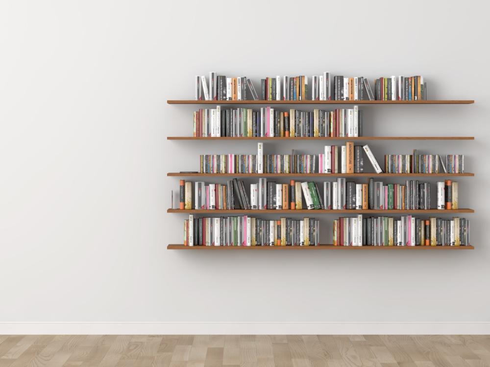 mise en place d'une bibliotheque murale