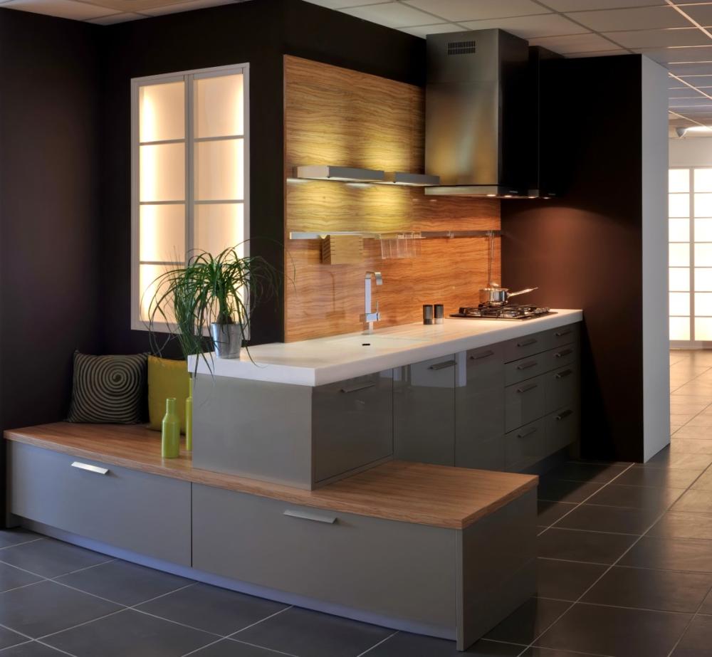 agencement d'interieur evier et assise